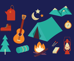 Camping Flat Icon