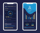 Charts UI Kit Vector