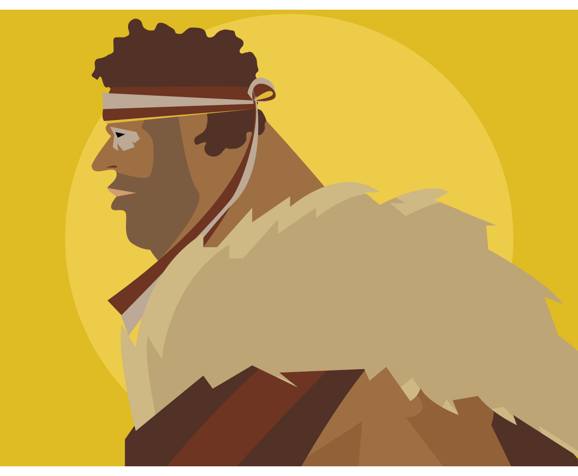 Indigenous Man Vector