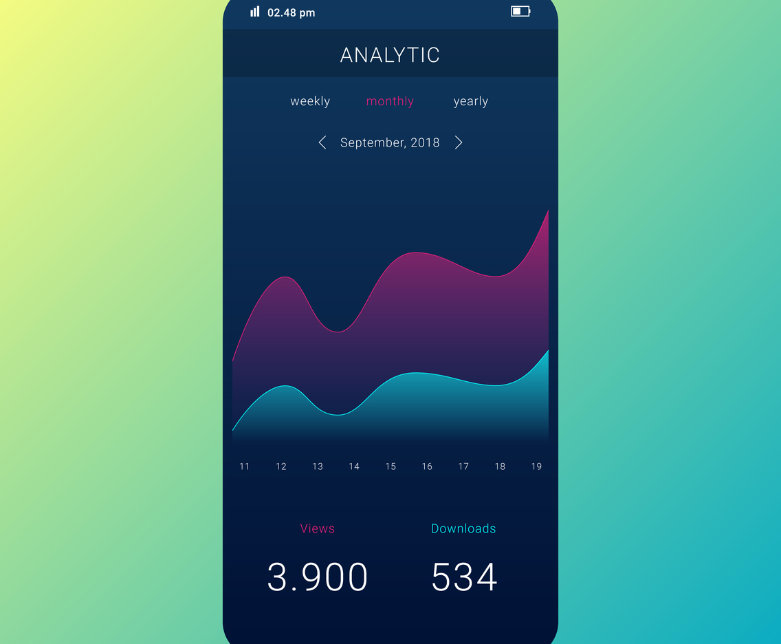 Mobile Dashboard Ui  Ux Kit Elements