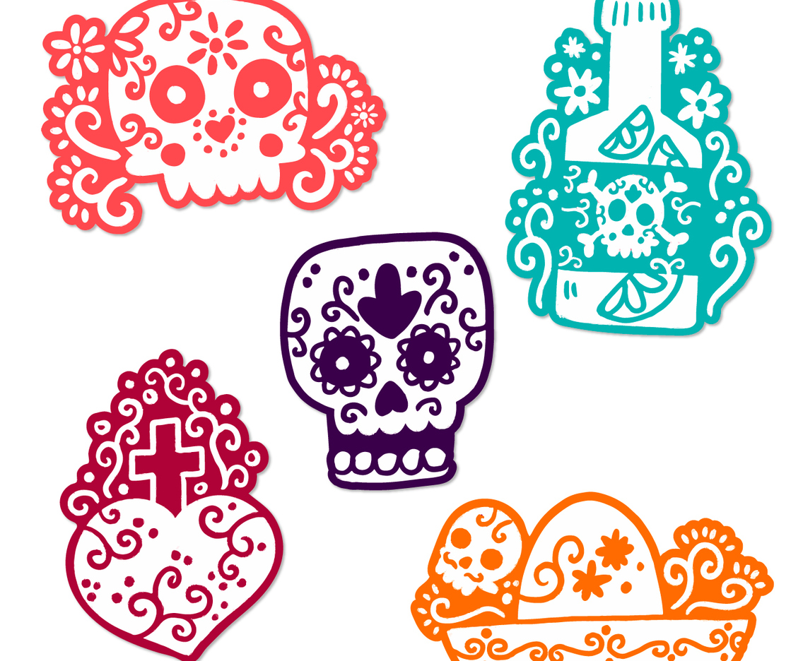 Cute Day Of Dead sticker