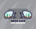 Rear View Mirror Vector