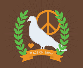 Beautiful Peace And Love Vectors