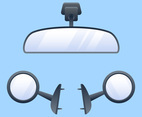 Unique Rear View Mirror Vectors