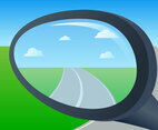 Unique Rear View Mirror Vectors