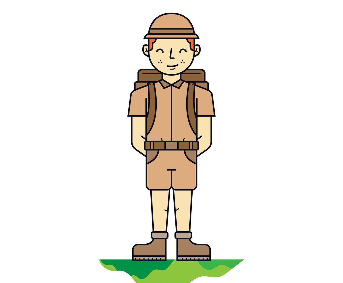 Jungle Explorer Vector