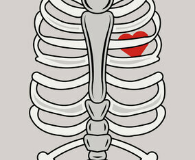 Outstanding Skeleton Linocut Vectors