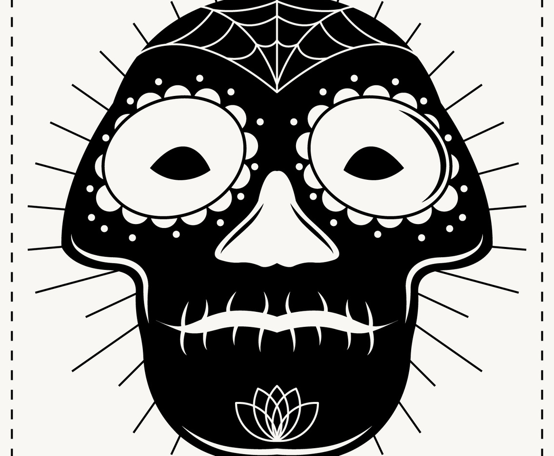 Outstanding Skeleton Linocut Vectors