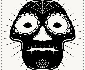 Outstanding Skeleton Linocut Vectors