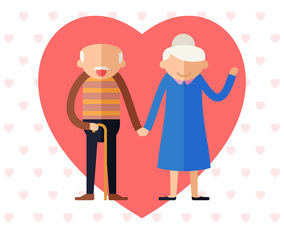 Unique Grandparents Vectors