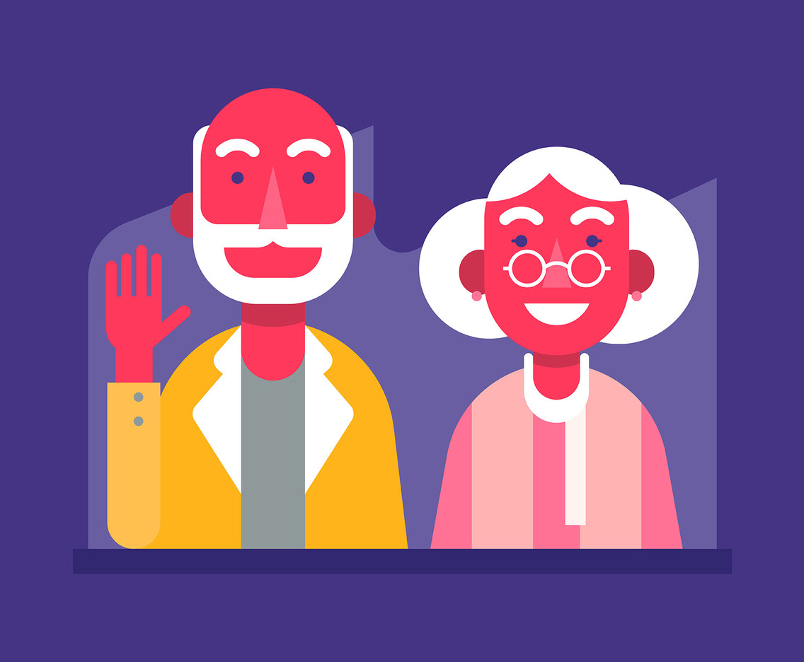 Grandparents Illustration