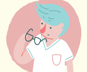 Cute Boy With Glasses