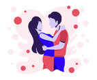 Couple In Love Illustration