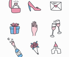 Doodled Engagement Icons