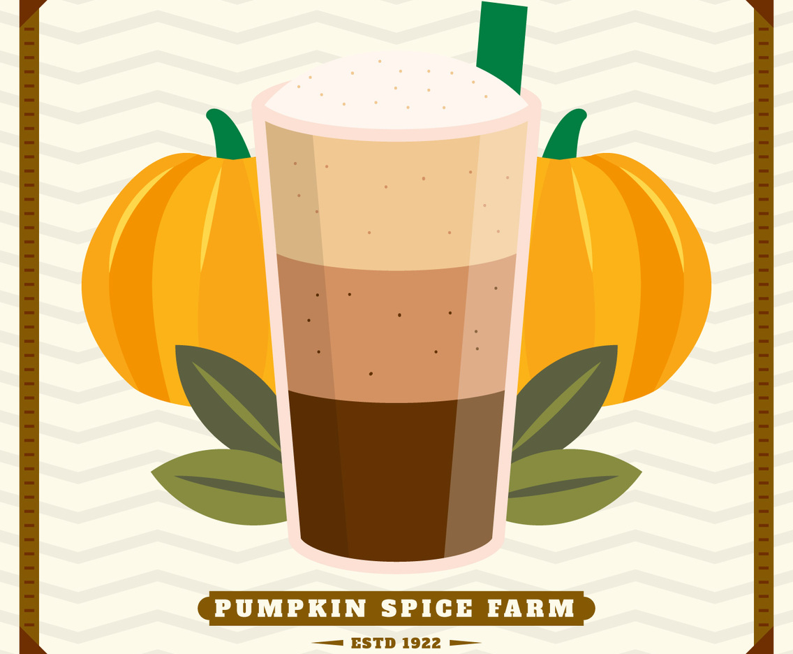 Unique Pumpkin Spice Vectors