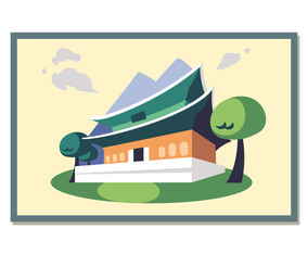 Gyeongbokgung Palace Postcard