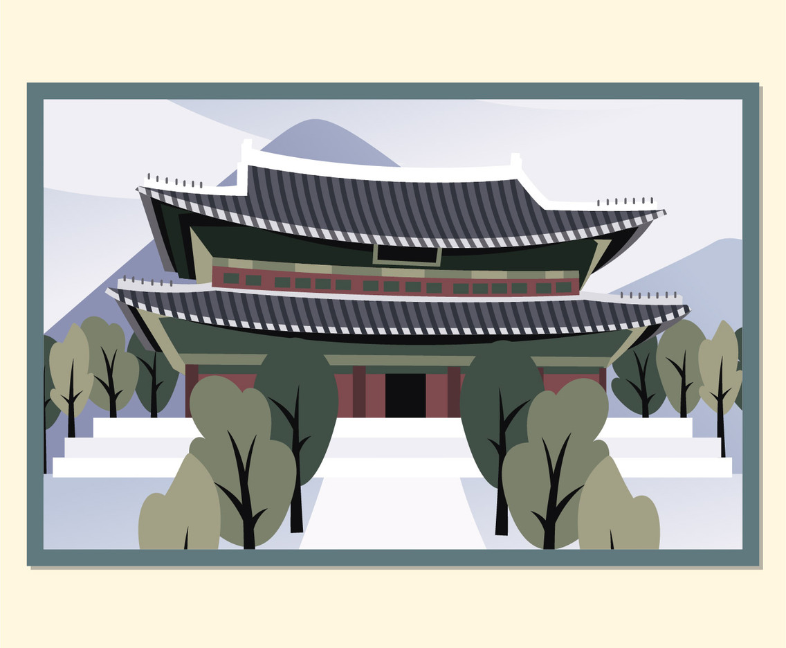 Gyeongbokgung Palace Postcard