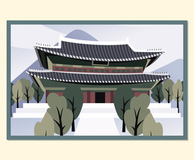 Gyeongbokgung Palace Postcard