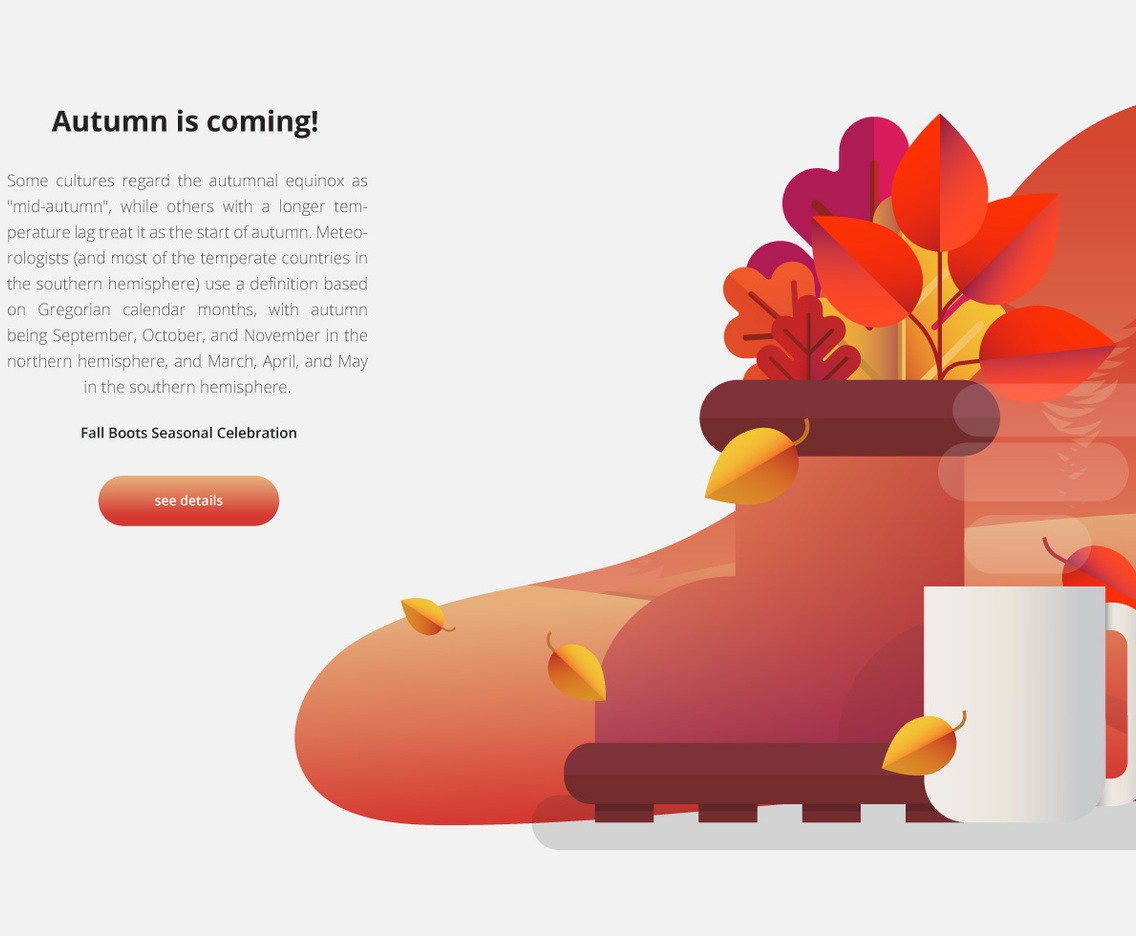 Fall Festival Seasonal UI Event Illustration