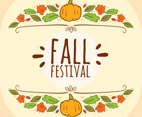 Hand Drawn Fall Fastival Vector