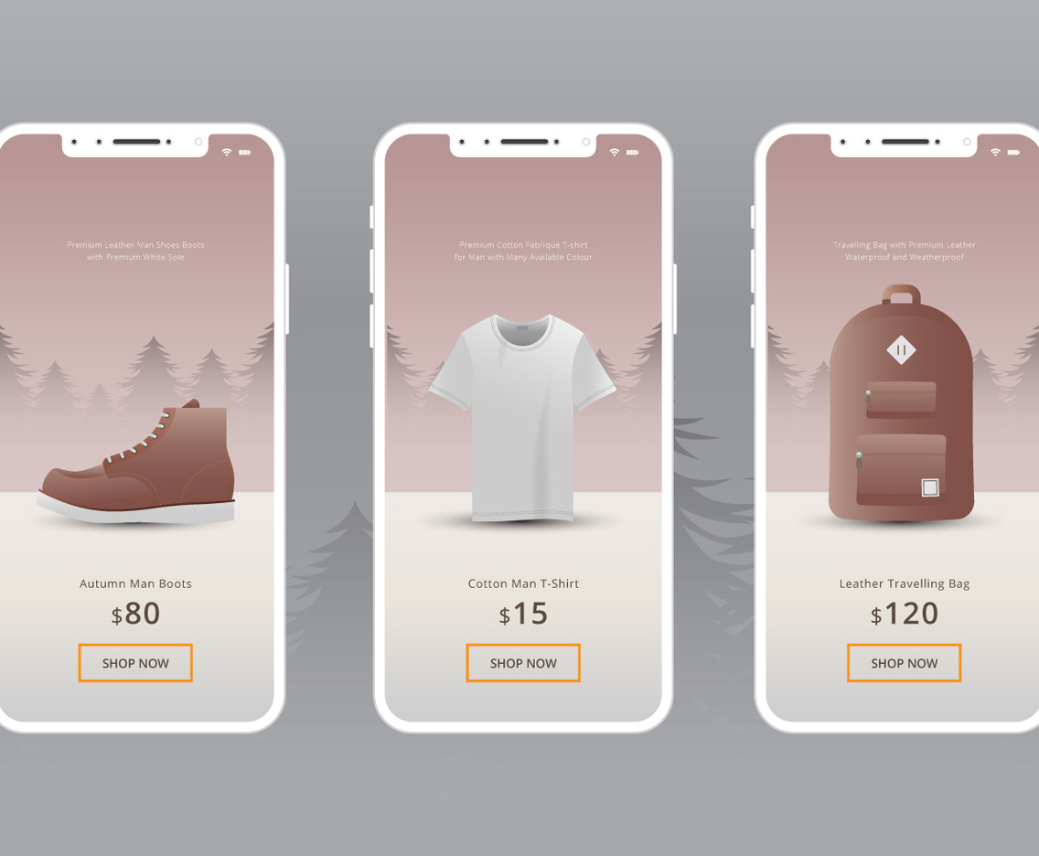 Fall Boots and Fashion Shopping Application