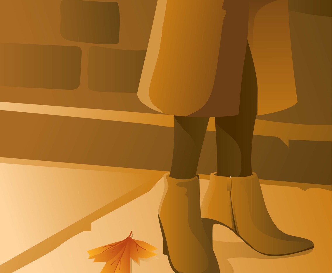 Fall Boots Fashion Vector