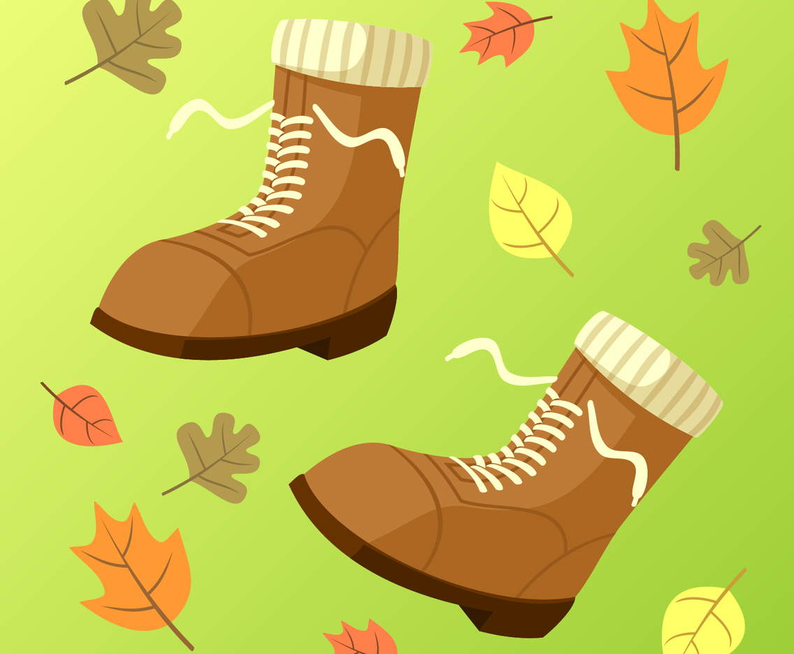 Fall Boots Vector