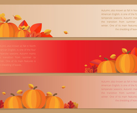 Fall Festival Seasonal Event Web Header Illustration