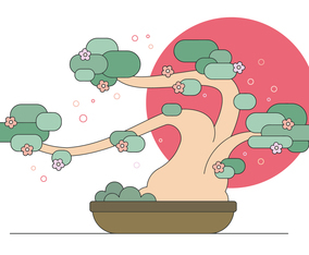 Bonsai Vector