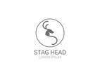 Stag Head Logo Vector Illustration