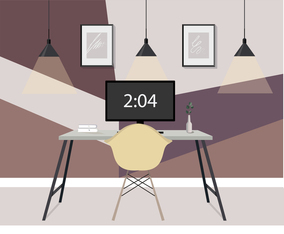 Vector Office Room Illustration