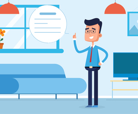 Vector Living Room Illustration