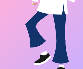 Bell Botoms For Men Vector