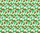 Vector Acorns Seamless Pattern