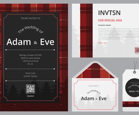 Buffalo Plaid Invitation Template Ready To Use