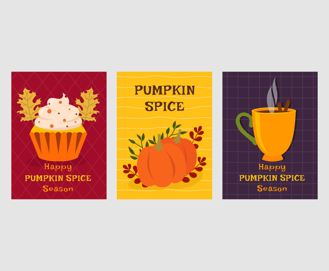 Pumpkin Spice Vector Illustration