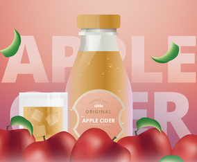 Apple Cider Slush Refreshing Energy Drink