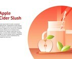 Apple Cider Slush Drink