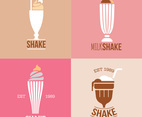 Beautiful Collection of Diner Milkshakes Logo