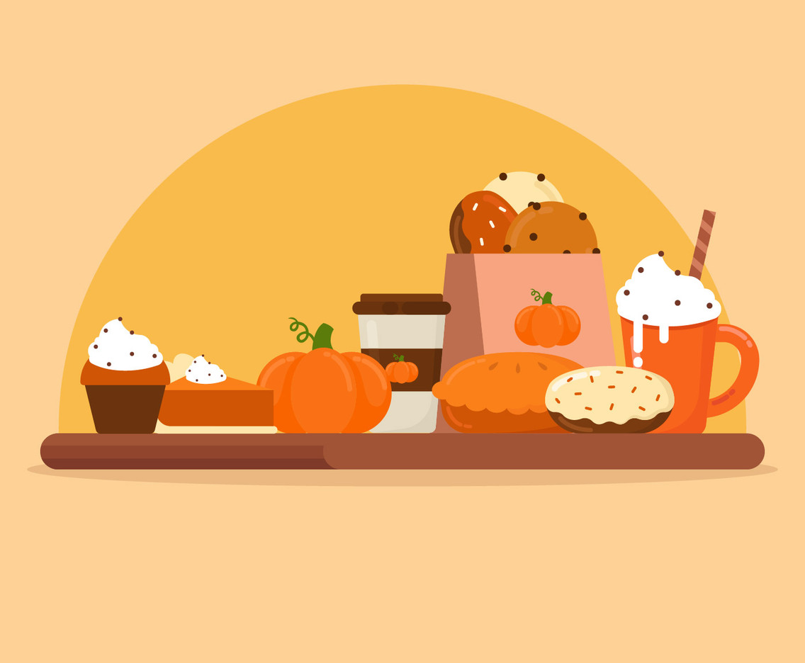 Pumpkin Spice Vector Illustration