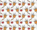 Apple Cider Slush Pattern Vector