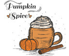 Pumpkin Spiced Latte Vector