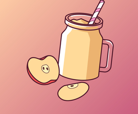 Apple Cider Slush Vector