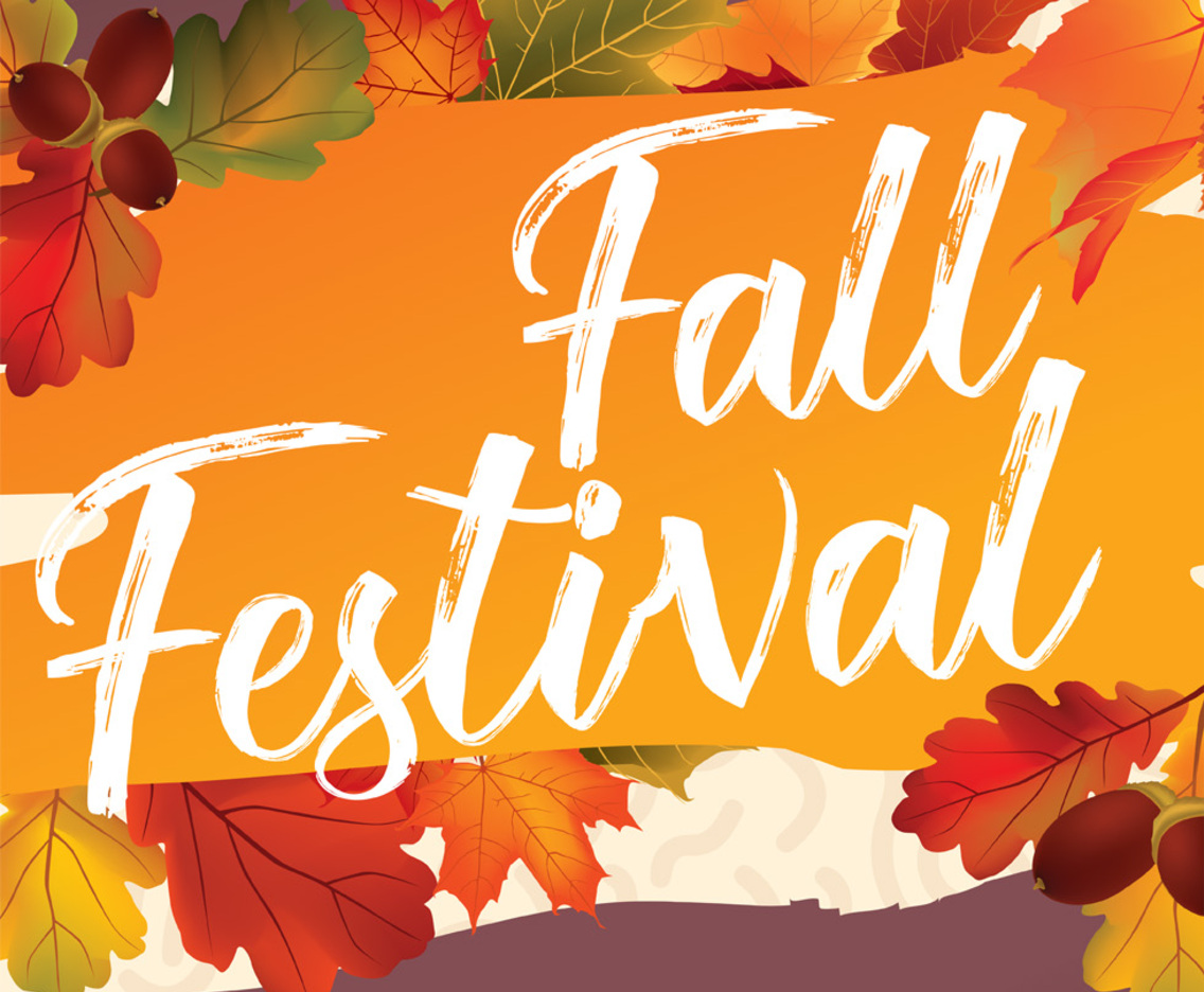Fall Festival Flyer Vector Design