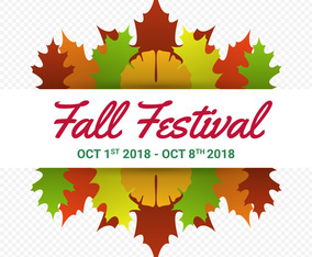 Fall Festival Modern Minimalist Vector Poster Template