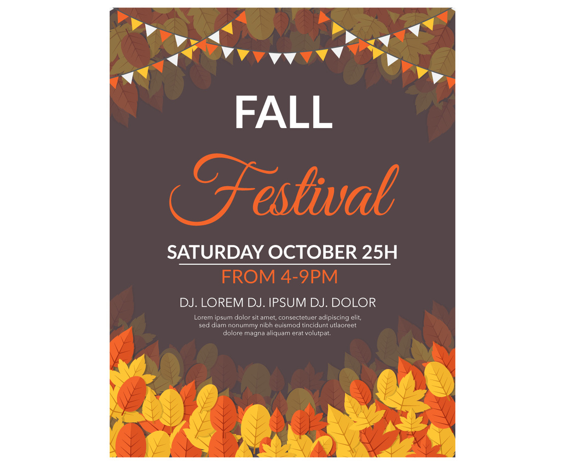 Fall Festival Flyer Template