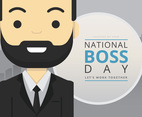National Boss Day, Gentlemen Illustration