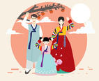 Chuseok Vector