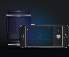 Realistic DSLR App Mobile Camera