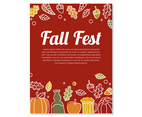 Fall Fest Party Flyer